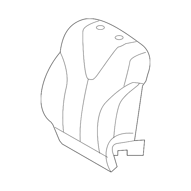 TOYOTA Genuine 71073-33J30-B0 Seat Back Cover TOYOTA Genuine 71073-33J30-B0 Seat Back Cover